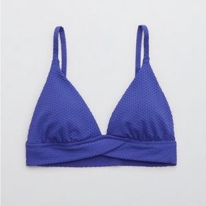 Aerie Jacquard Crossover Bikini Set (Top + Bottom)
